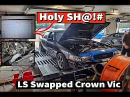 [Mach LSX]  LS Swapped, 6 Speed Crown Vic First Dyno Pulls and Test Drive! And it Absolutely RIPS!!!