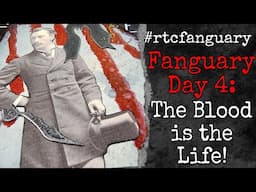 #rtcfanguary - Fanguary Day 4 - The Blood is the Life!  - Coffin Shaped Blood Drip Tag