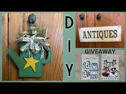 Thrift Haul ~ Spring Wood Project ~ Antique Sign ~ Winners Announced For Fridge Magnets