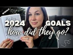 2024 GOALS RECAP from an AUTHOR, YOUTUBER, and full time MOM—how many did I actually accomplish??