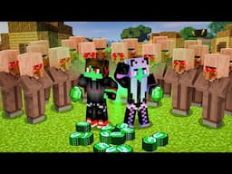 I Became an Emerald To Prank Villagers in Minecraft