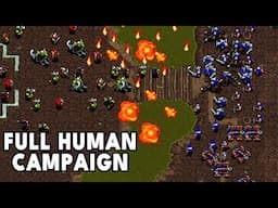 Warcraft 1 Remastered Full Human Campaign Gameplay & Story (Speedrun / Walkthrough)