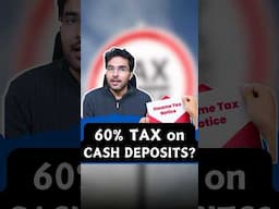 Tax on Cash Deposit? #finance #money #business #gkhindi #gkindia #basicgyaan