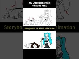 Storyboard vs Animation: Hatsune Miku (shot 12)