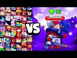 AODAISHO KENJI vs ALL BRAWLERS! With 16 POWER-UPs! | Brawl Stars