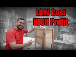 The EASIEST Way To Make Money Woodworking! (FREE PLANS)