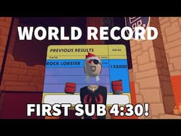 Golden Trophy Solo 4:26 | First sub 4:30!