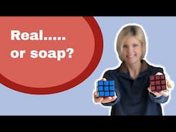 Rubik's Cube Soap - my personal soap challenge!