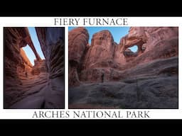 Exploring Fiery Furnace In Arches National Park