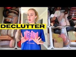 MAKEUP DECLUTTER 😱🫣 sooo satisfying!