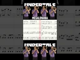 "Megalovania" from Undertale #trombone #megalovania #undertale #videogamemusic