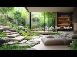 Happy Jazz Instrumental at Bright Open Space 🌿 Relaxing Natural Sounds & Jazz Music for Joyful Moods