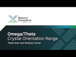 Omega/Theta Theta Scan and Rocking Curves