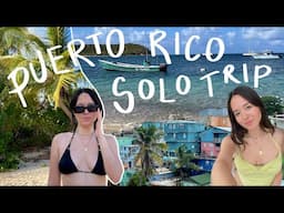 puerto rico solo travel adventures -- budget travel vlog 2023