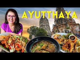 THAI FOOD PARADISE in ANCIENT AYUTTHAYA 🇹🇭 A Perfect Bangkok Day Trip