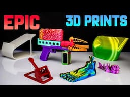 EPIC 3D Prints with Cool Timelapses | On Artillery Sidewinder x2