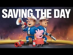 Fireman Sam and Peppa Pig Join Forces In An Epic Fire FIGHT