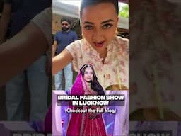 Bridal Fashion Show In Lucknow @tejasswiprakash413 Youtube #shorts