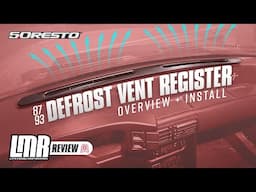 1987-1993 Fox Body Mustang: Defrost Vent Register - Overview & How To Install