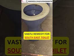 🚽🔥 South-East Toilet Vastu Remedy – Fix Financial & Health Issues! 🔥🚽#shortsvideo #numerology