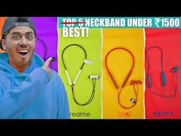 Best Neckband Under ₹1500 (2024) ⚡Top 5 wireless Neckbands ₹1500 🔥  With Comparison & Test | Tech FC