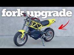 Front Fork Upgrade On My RSF650 Electric Mini Moto