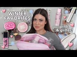 WINTER FAVORITES! 💖 pink & glittery must haves! ❄️