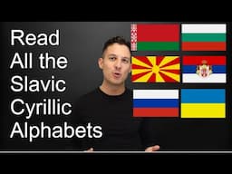 Learn All Slavic Cyrillic Alphabets in one video