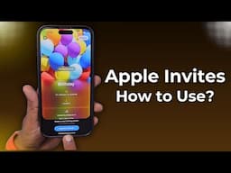 Apple Invites App 🔥 Create and Join Events - First Look!