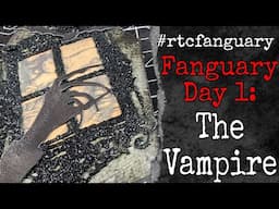 #rtcfanguary - Fanguary Day 1 - The Vampire - Coffin Shaped Window Tag