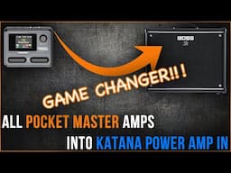 Sonicake Pocket Master - All Modelling Amps Into Katana Power Amp In -