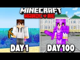 I Survived 100 DAYS in Minecraft Hardcore.. Here's What Happened..