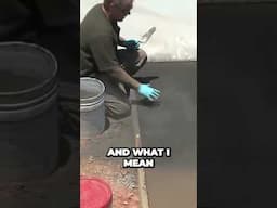 Do You Use This Expert Technique When Throwing Color Hardener? #shorts #concrete