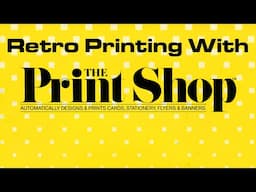 Taking a Look at Broderbund's Print Shop