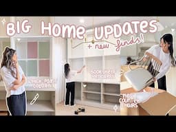 FUN HOME UPDATES! bookshelf progress, paint choices + target home decor haul 🏠