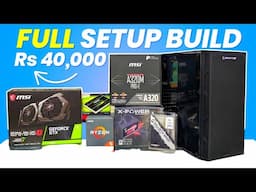 Gaming🔥PC Build Under Rs 40,000 Full Setup With 8GB Graphic Card