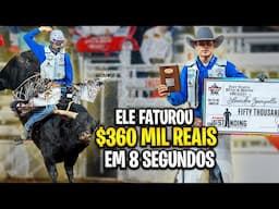 O peão brasileiro LEANDRO ZAMPOLLO venceu um RODEIO especial na PBR