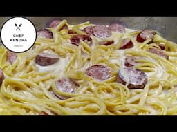 New Orleans Sausage Alfredo!