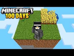 I Survived 100 Days on ONE CHUNK in Minecraft