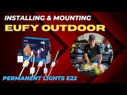 Unboxing & Mounting the Eufy Outdoor Permanent Lights E22