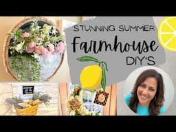 Summer DIY's/ Summer Farmhouse Decor/ Summer On My Mind Hop