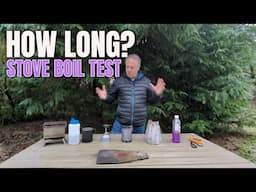 #364 Stove Test & GIVEAWAY | How Long To Boil 500ml | Alcohol vs Wood vs Gas |