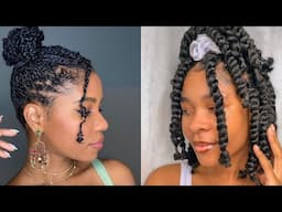 MINI/MEDIUM TWIST STYLES ON NATURAL HAIR