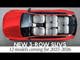 12 Newest 3-Row SUVs with EV Power for 2025-2026 (Interior & Exterior Walkaround)