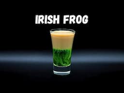 Irish Frog Shot | 2 Ingredient Layered Shot