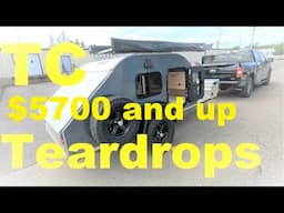 $5700 and up TC TEARDROP TRAILER