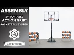 Lifetime 54" Portable Action Grip Basketball System | Lifetime Assembly Video