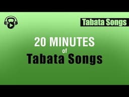 20 MINUTES of TABATA SONGS (2025) w/ Tabata Timer