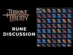 Are runes really that bad? Does it need a change? Throne and Liberty