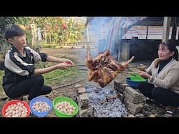 Selling eggs to buy chicken feed. Roasted chicken is a reward for mother and child. (Ep 329)